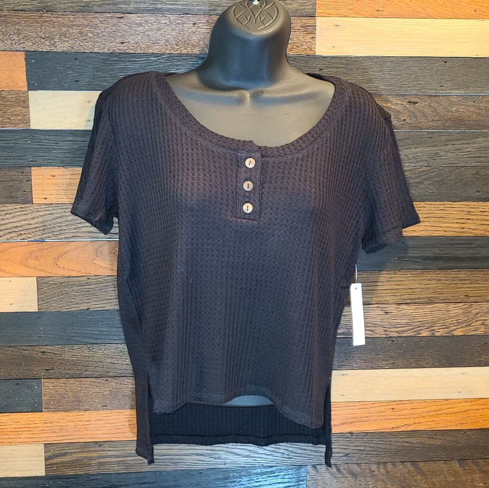 💖NEW COLOR THREAD BLACK BLOUSE💖